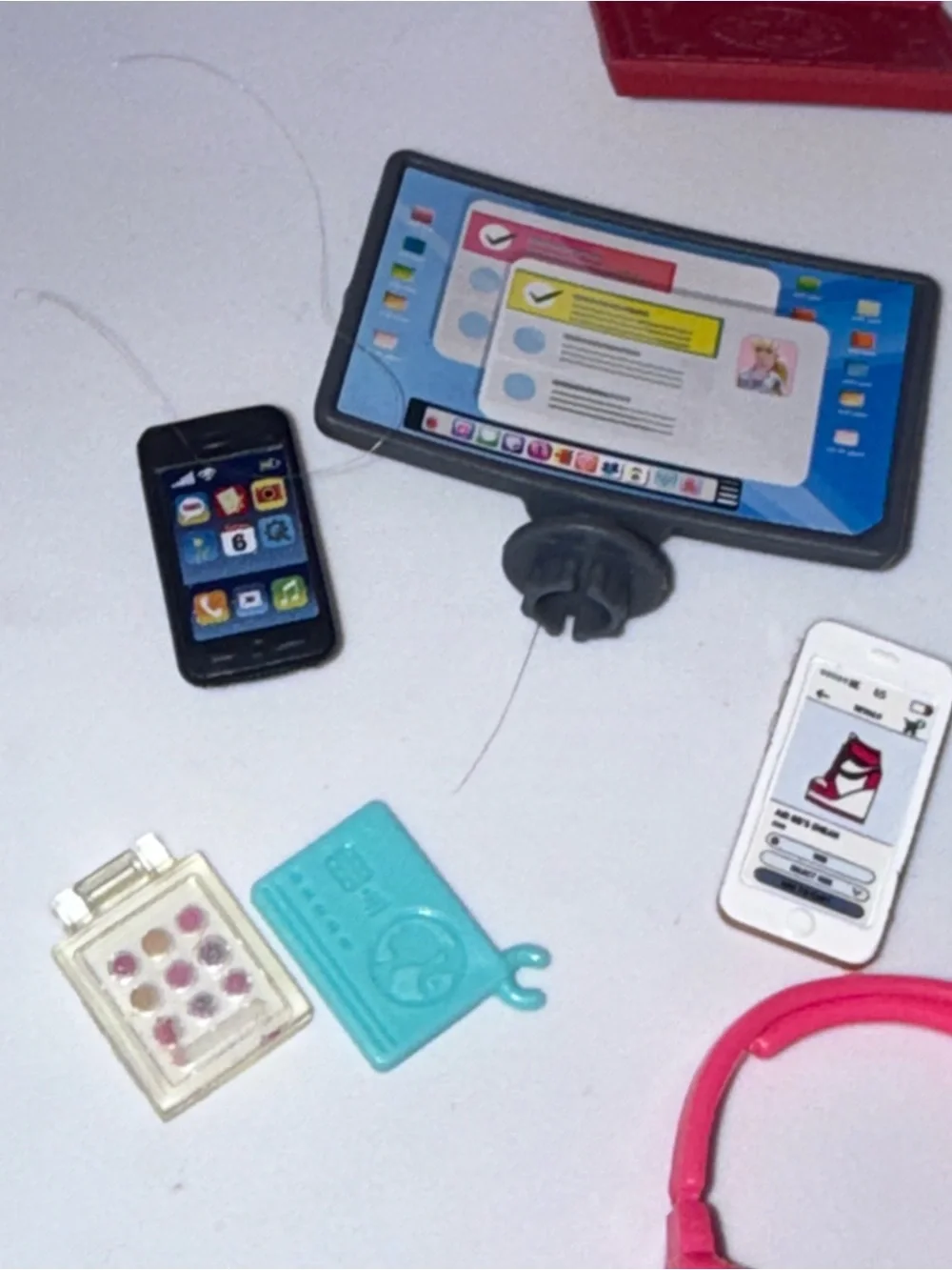 Barbie Mattel electronics shopping bag accessories lot